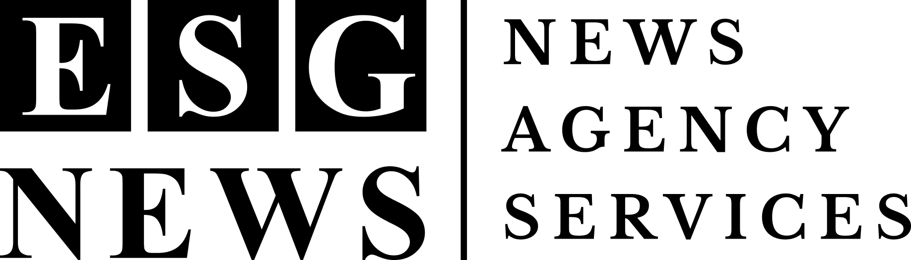 ESG News Agency Logo Black